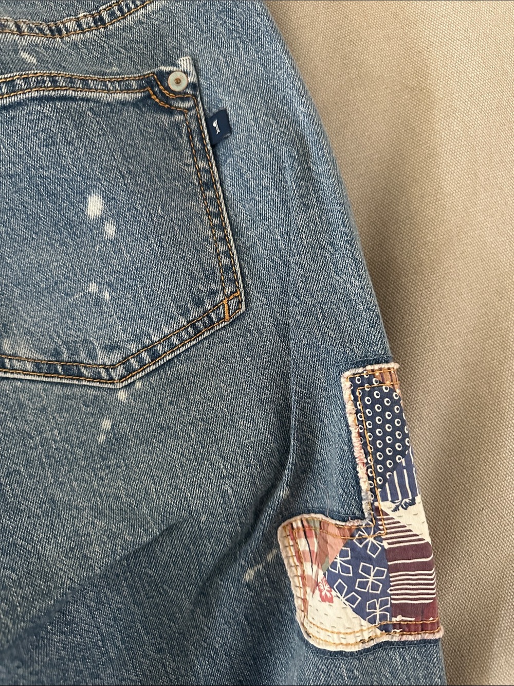 Patchwork paint splatter Pilcro jeans 29 - Picture 3 of 8